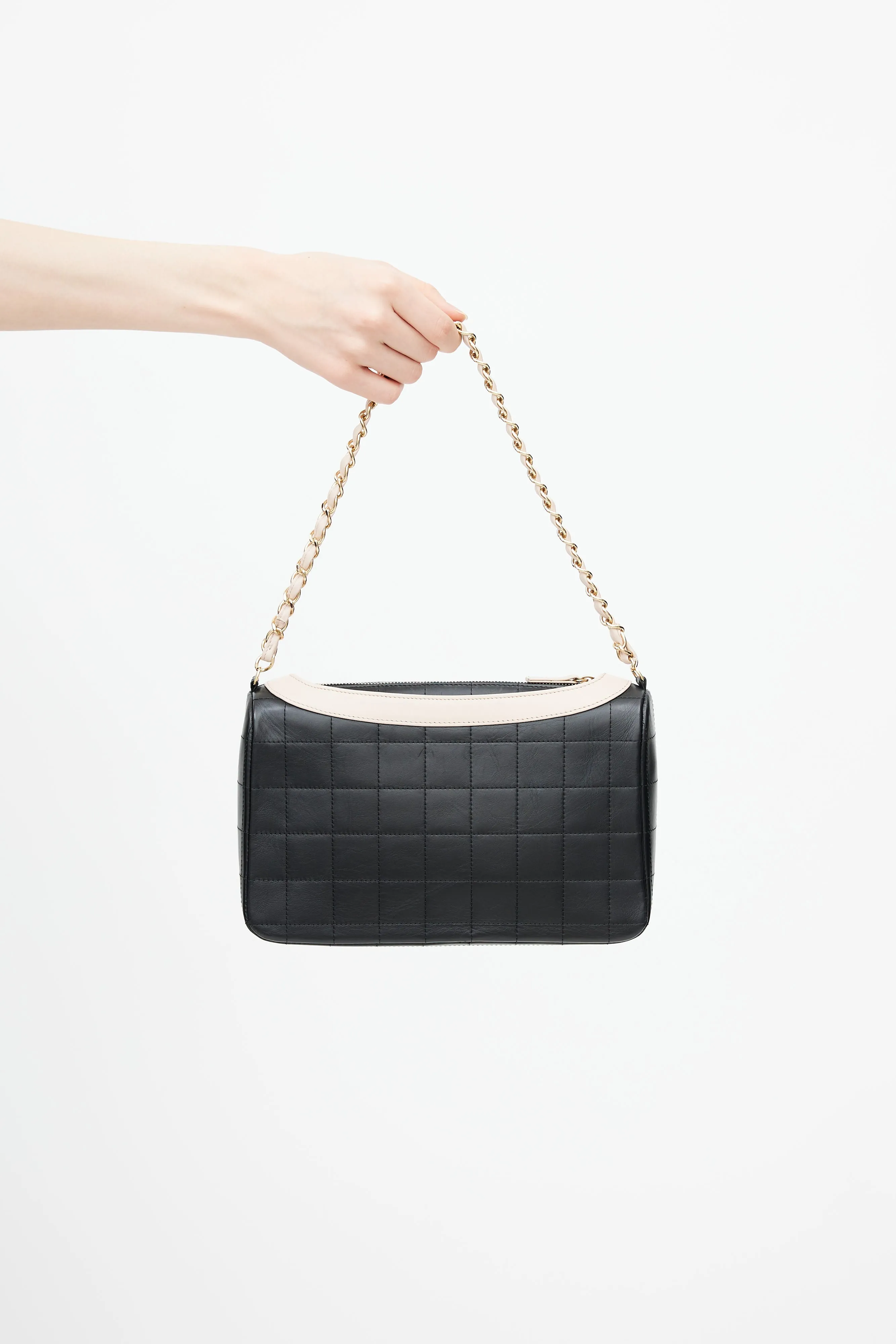 2002 Black & Pink Mademoiselle Chanel Jacket Shoulder Bag