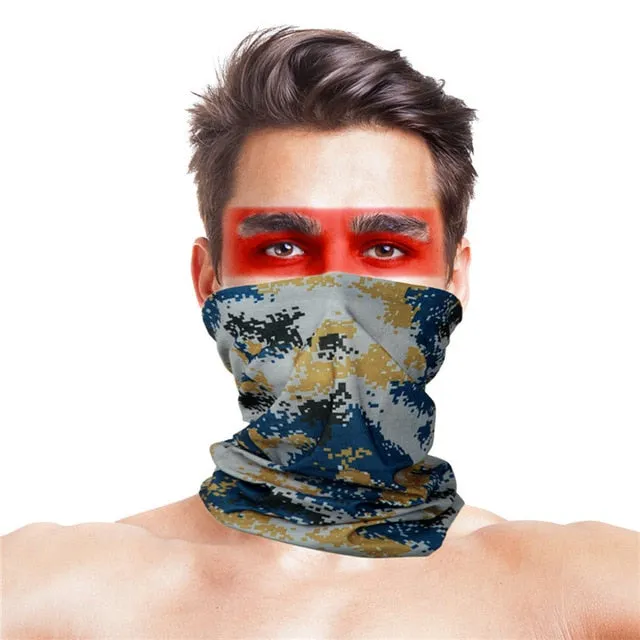 2019 New Design Colorful Cycling Bandana Face Shield Multifunctional Outdoor Sport Mask Headband Tube Hijab Bicycle Bike Baff