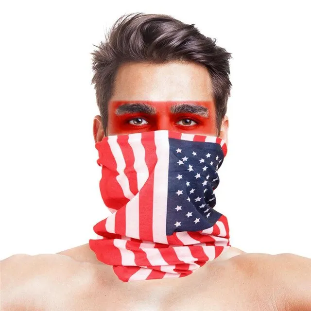 2019 New Design Colorful Cycling Bandana Face Shield Multifunctional Outdoor Sport Mask Headband Tube Hijab Bicycle Bike Baff