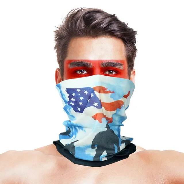 2019 New Design Colorful Cycling Bandana Face Shield Multifunctional Outdoor Sport Mask Headband Tube Hijab Bicycle Bike Baff