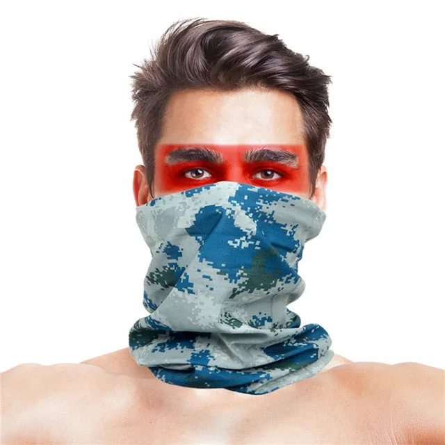 2019 New Design Colorful Cycling Bandana Face Shield Multifunctional Outdoor Sport Mask Headband Tube Hijab Bicycle Bike Baff