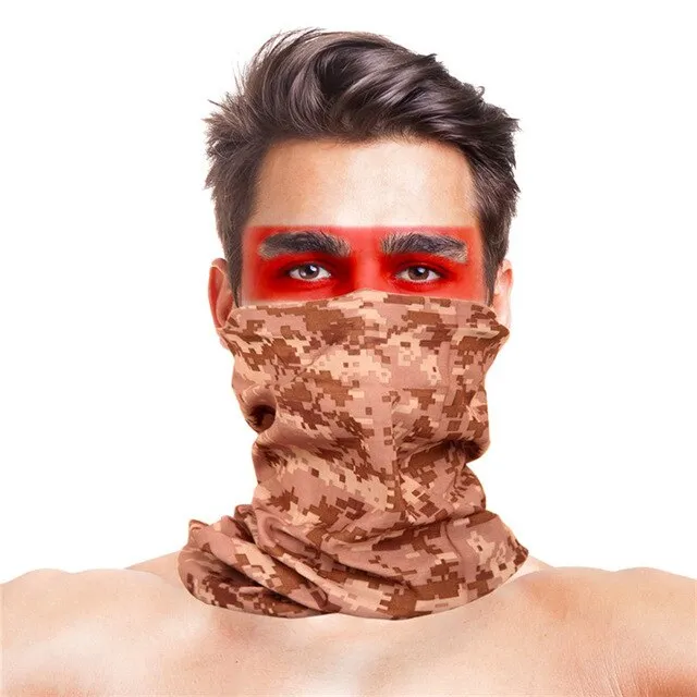 2019 New Design Colorful Cycling Bandana Face Shield Multifunctional Outdoor Sport Mask Headband Tube Hijab Bicycle Bike Baff