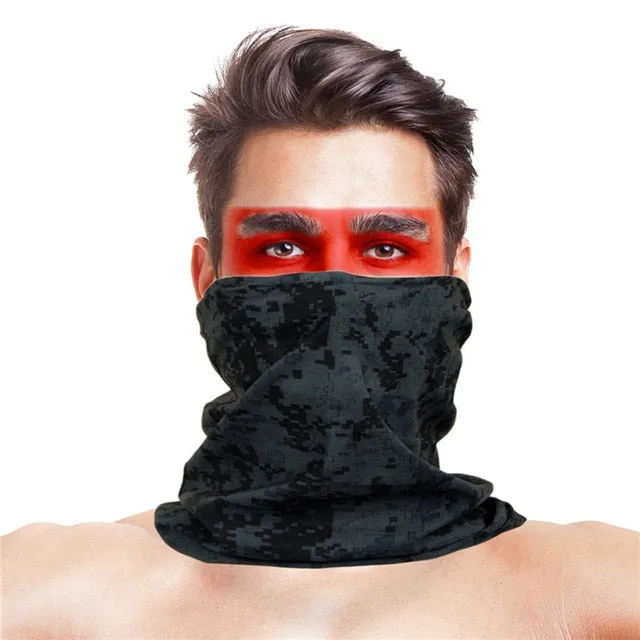 2019 New Design Colorful Cycling Bandana Face Shield Multifunctional Outdoor Sport Mask Headband Tube Hijab Bicycle Bike Baff