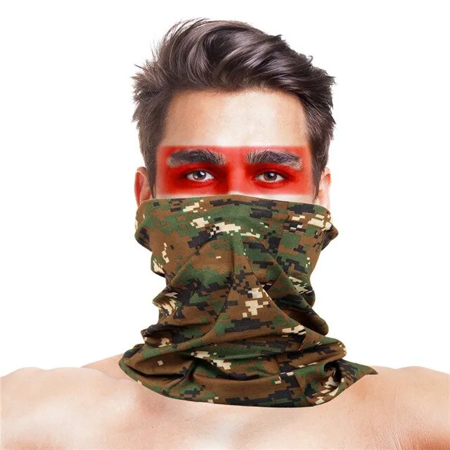 2019 New Design Colorful Cycling Bandana Face Shield Multifunctional Outdoor Sport Mask Headband Tube Hijab Bicycle Bike Baff
