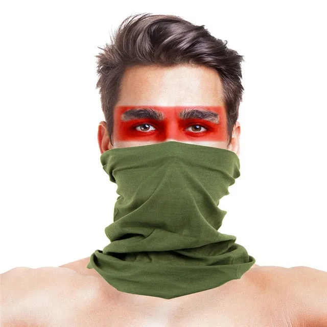 2019 New Design Colorful Cycling Bandana Face Shield Multifunctional Outdoor Sport Mask Headband Tube Hijab Bicycle Bike Baff