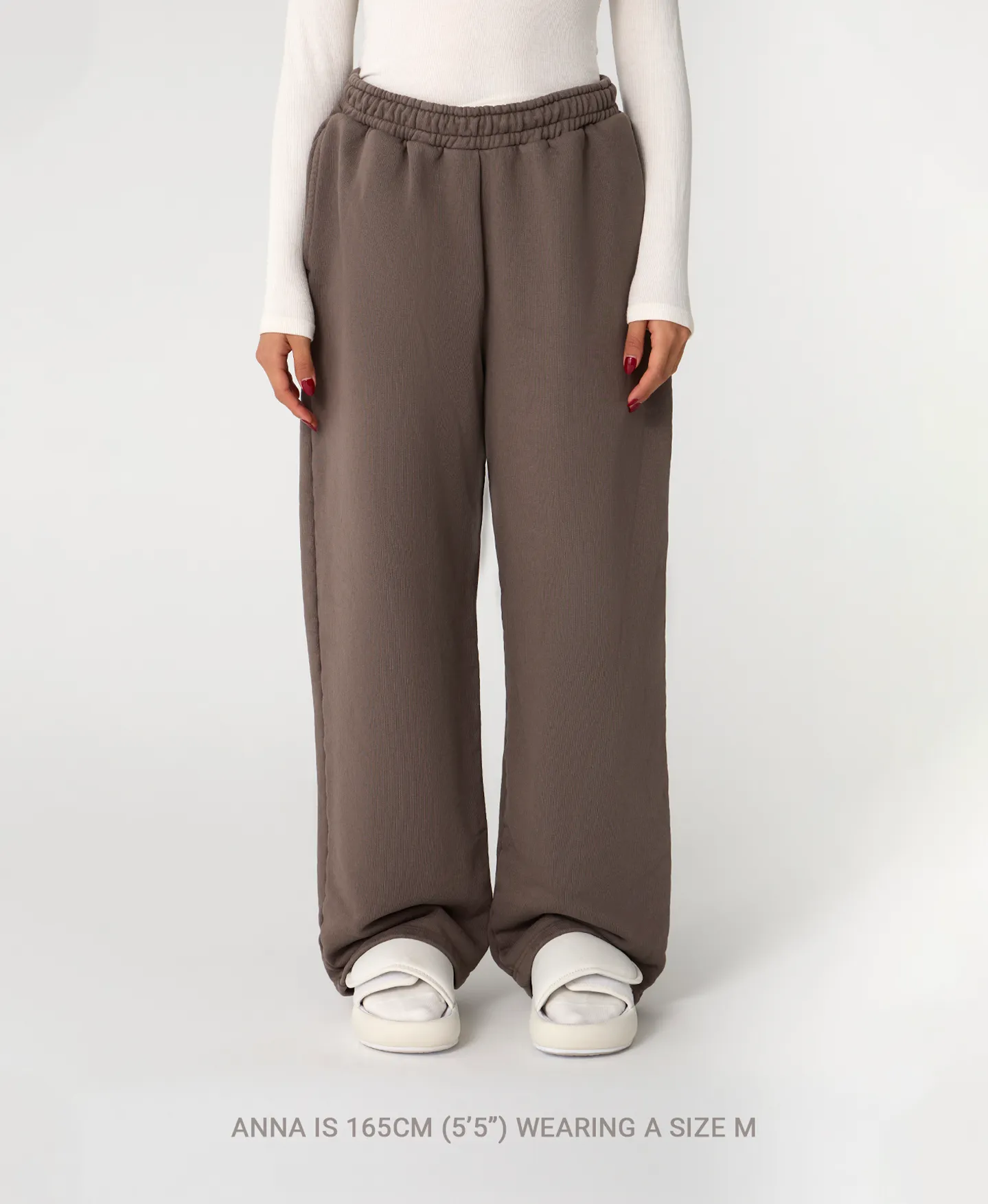 600 GSM 'Navy Blue' Straight-leg Pants