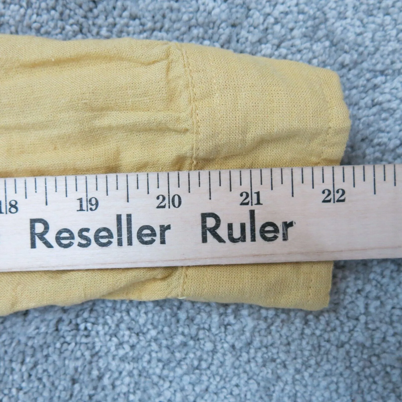 Abercrombie & Fitch Womens Button Up Shirt Top Long Sleeve Solid Yellow Size XS