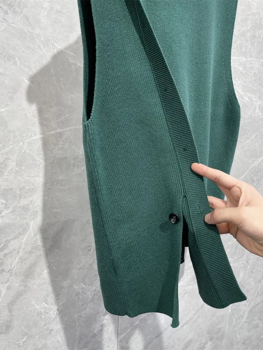 Advbridge Asymmetric Design Men's knitted Vest Spring and Autumn Sleeveless O-neck Sweater Coat Korean Fashion Tank Tops Male Waistcoat