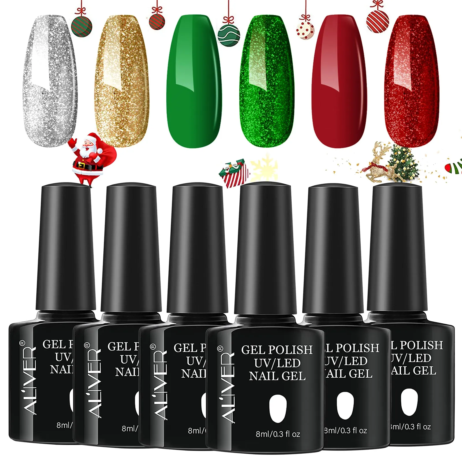 Aliver Chirstmas Nail Box