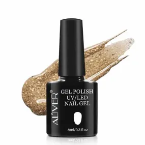 Aliver Gel Nail Polish Glitter Gel M02
