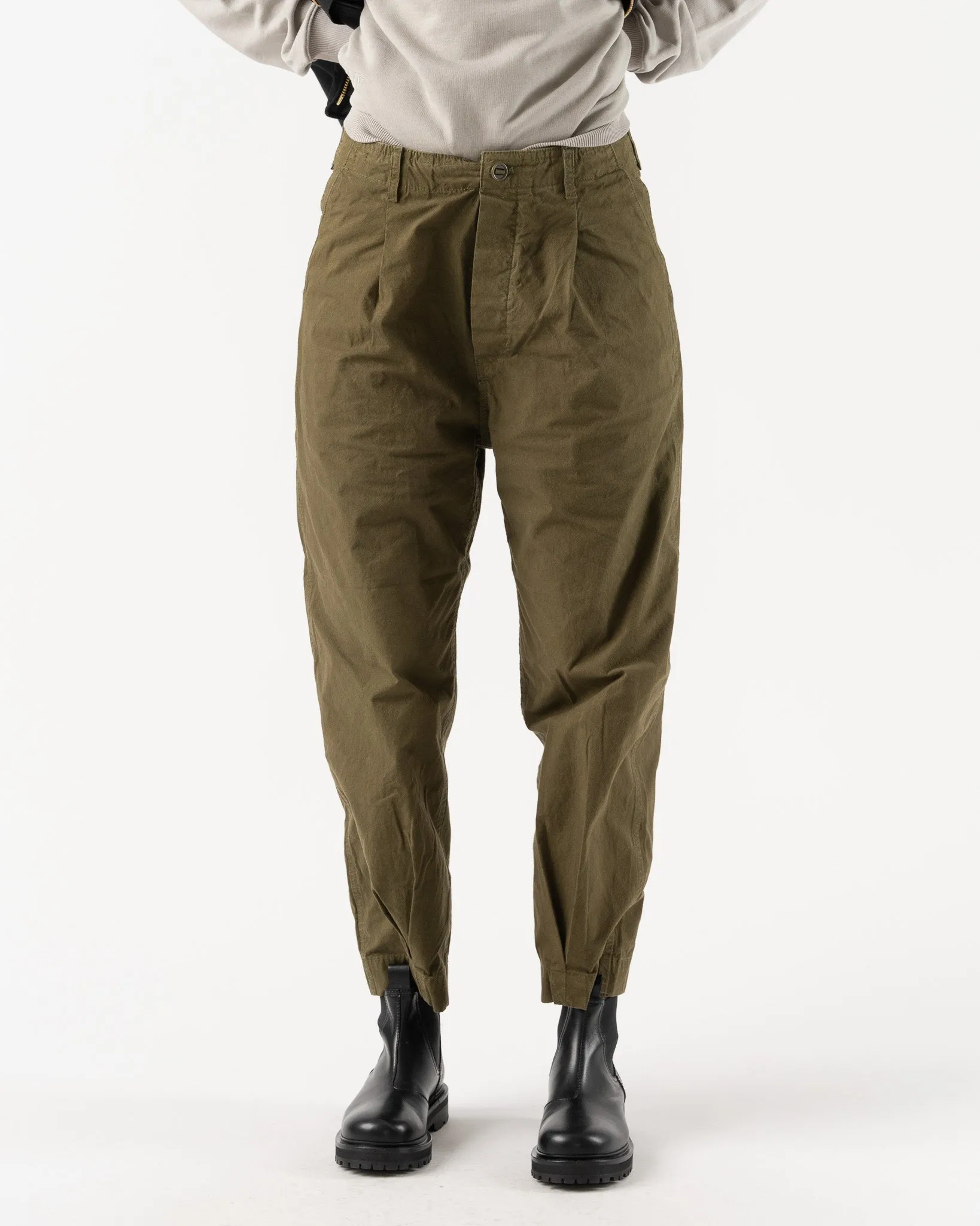 Applied Art Forms DM1-1 Japanese Cargo Pant in Military Green