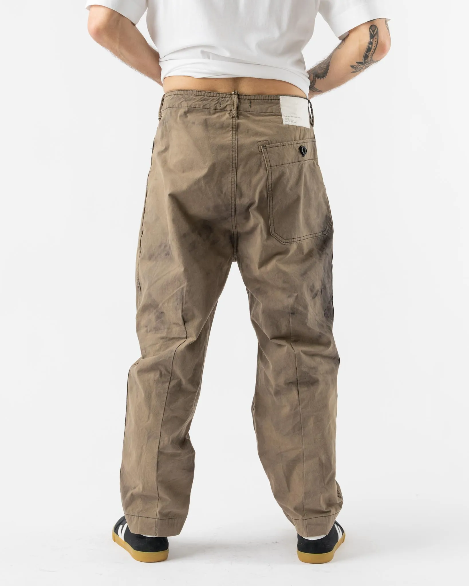 Applied Art Forms DM1-1 Japanese Cargo Pants in Treated Grey