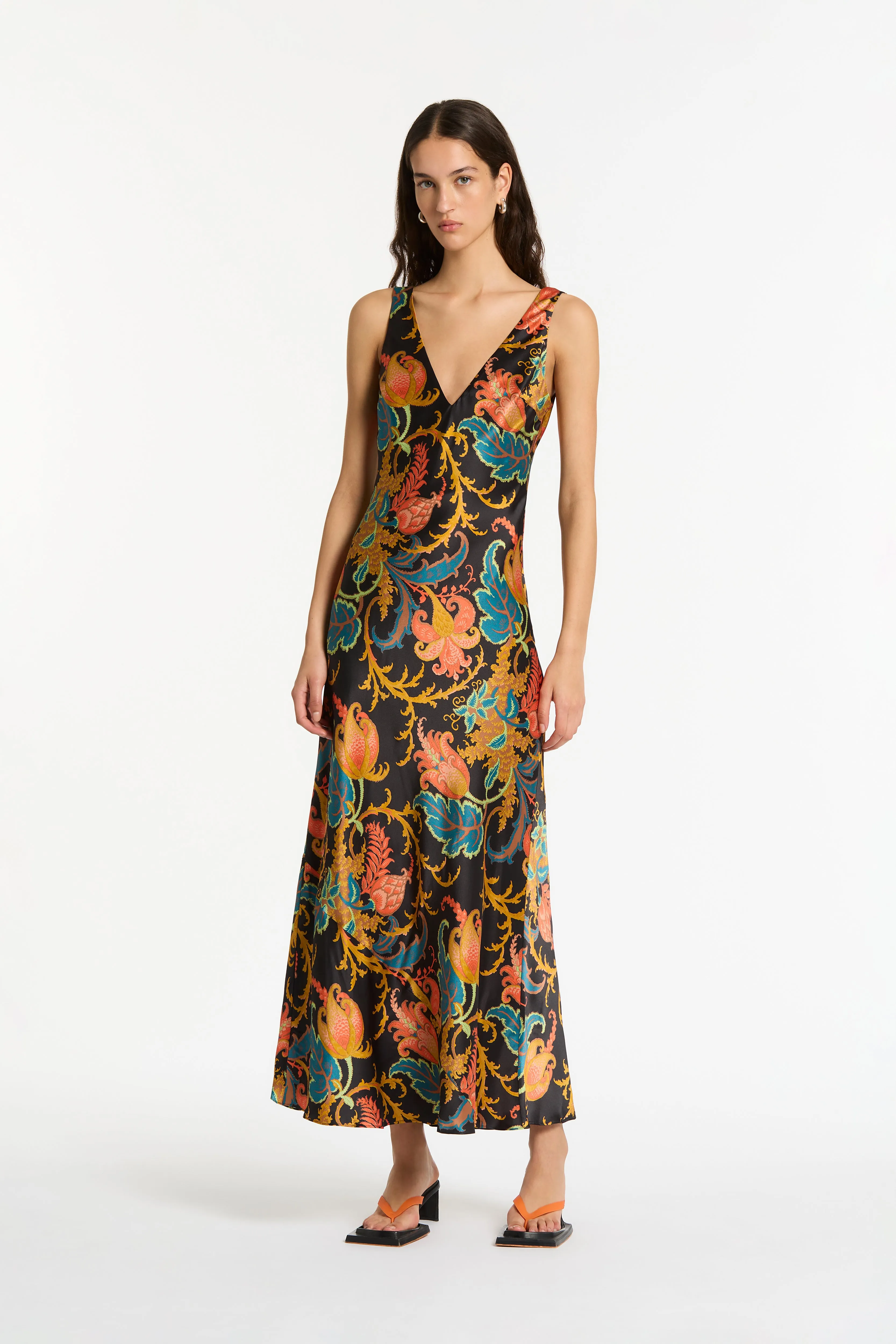 Artiste V Neck Slip Dress