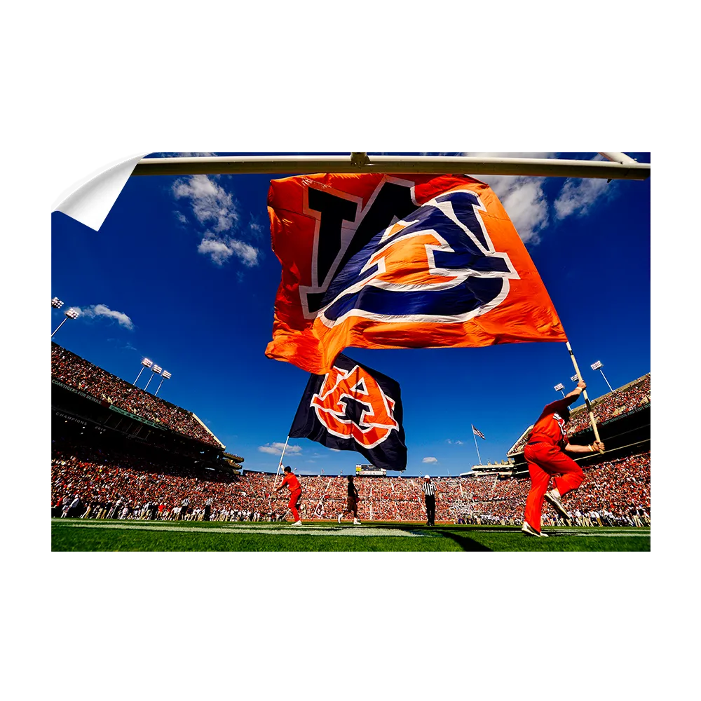 Auburn Tigers - Cheer Flags