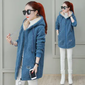 Autumn Winter Faux Lamb Fur Coat Cardigan – Cozy & Stylish Outerwear for Cold Weather