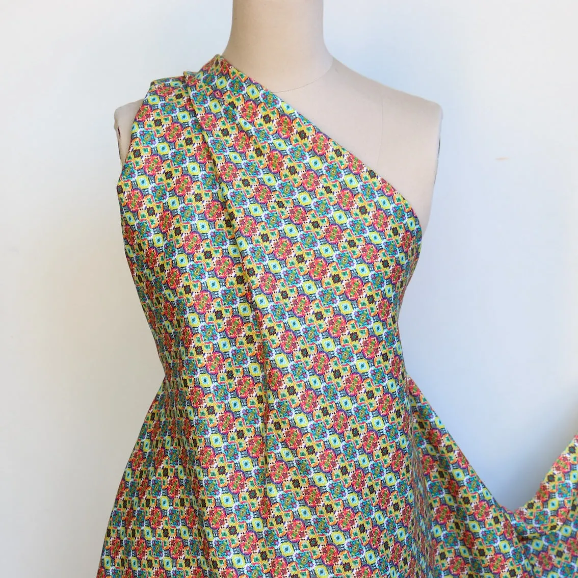 Aziza Mosaic Printed Linen