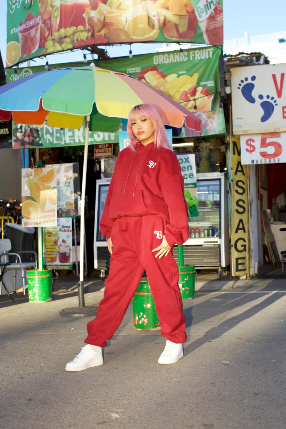 B Love Hoodie - Burgundy