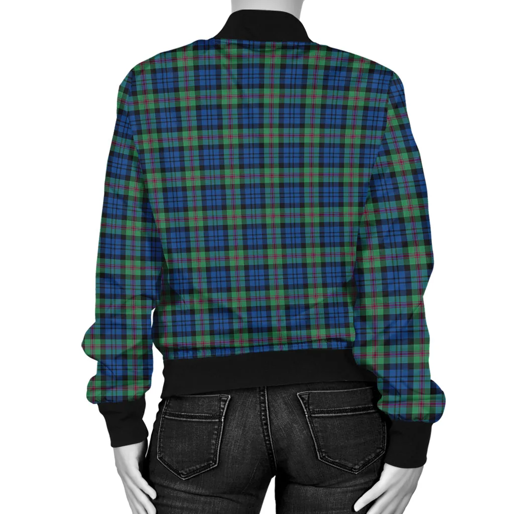Baird Ancient Tartan Bomber Jacket with Family Crest