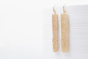 Bamboo Bar Earrings