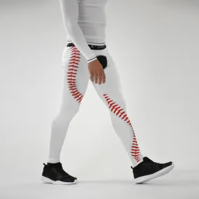 Baseball lace Compression Tights / Leggings