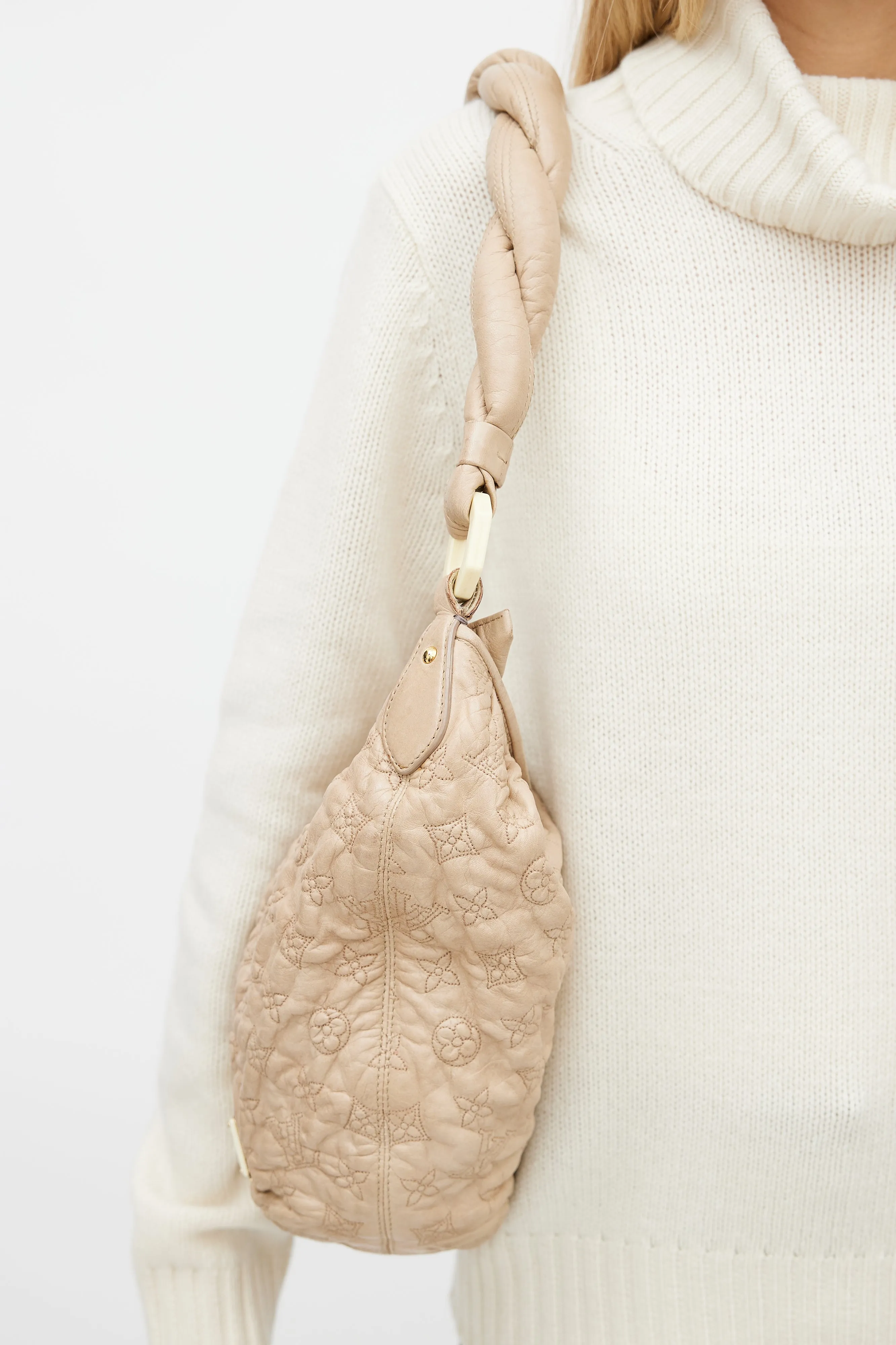 Beige Olympe Nimbus GM Monogram Shoulder Bag