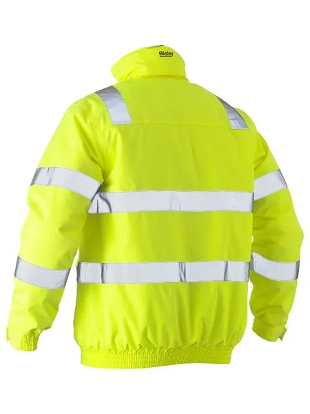 BJ6770T Bisley Taped Hi Vis Wet Weather Bomber Jacket