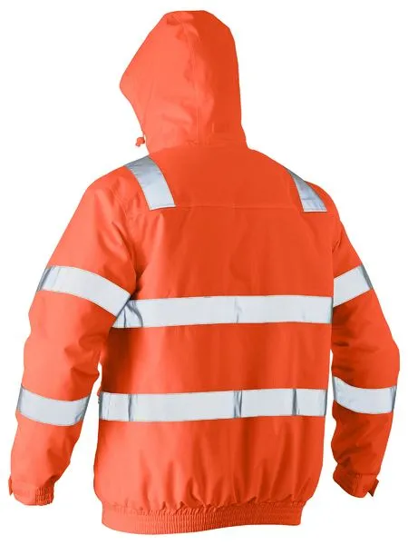 BJ6770T Bisley Taped Hi Vis Wet Weather Bomber Jacket