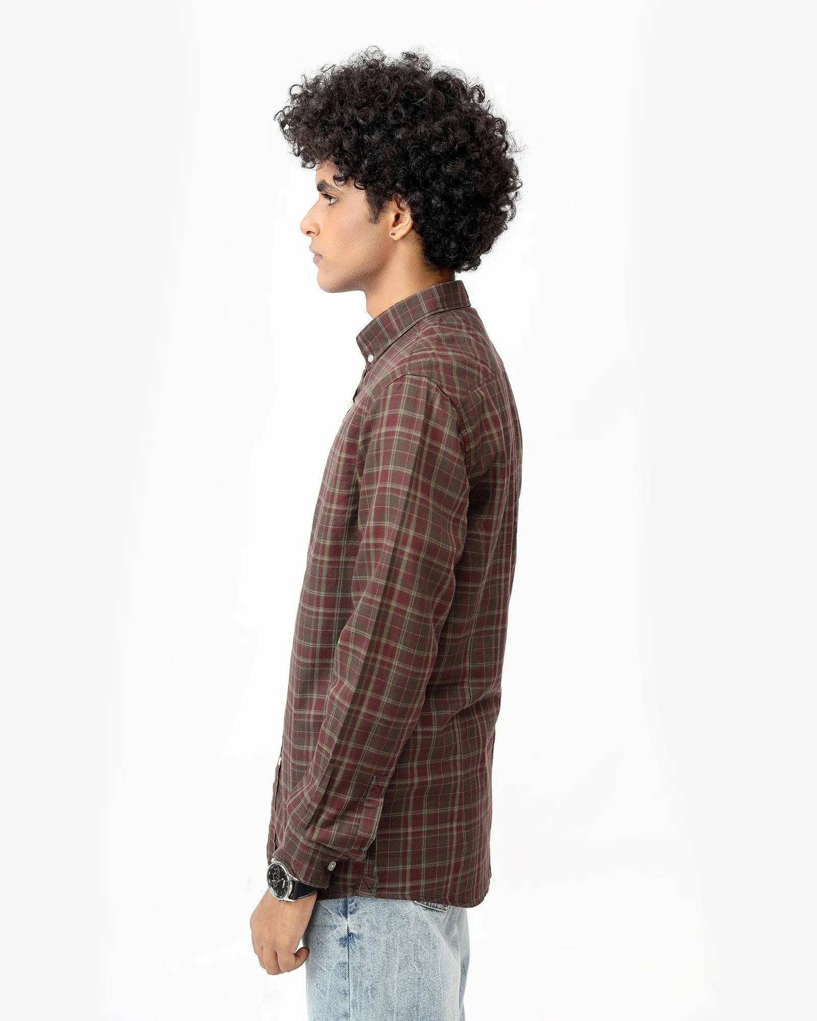 Checkered Button Down Shirt