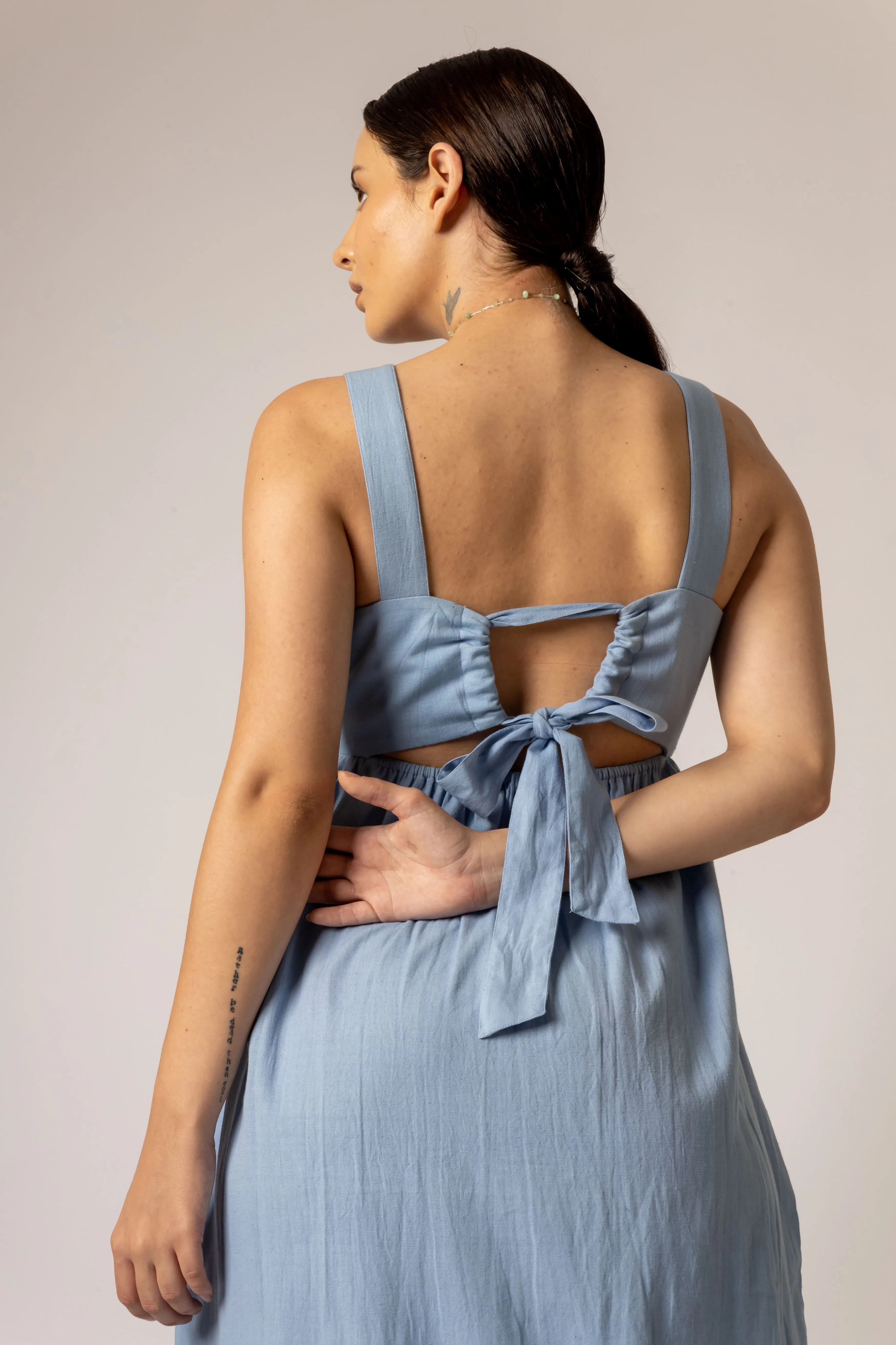 CLARA BLUE DRESS