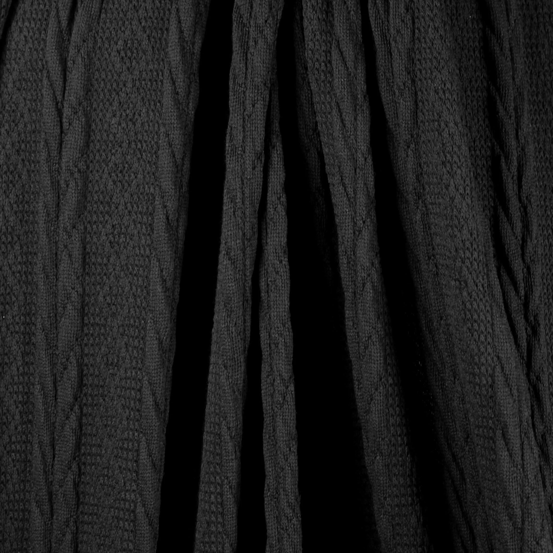 classic cable sweater knit - black