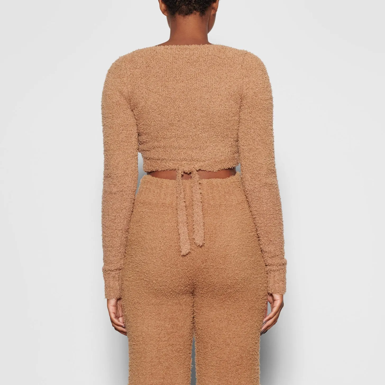 Cozy Knit Wrap Top