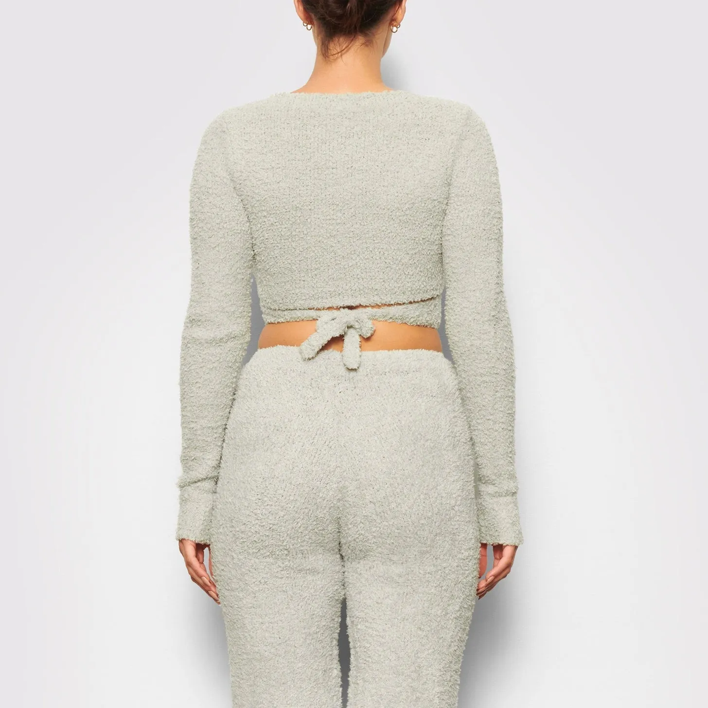 Cozy Knit Wrap Top