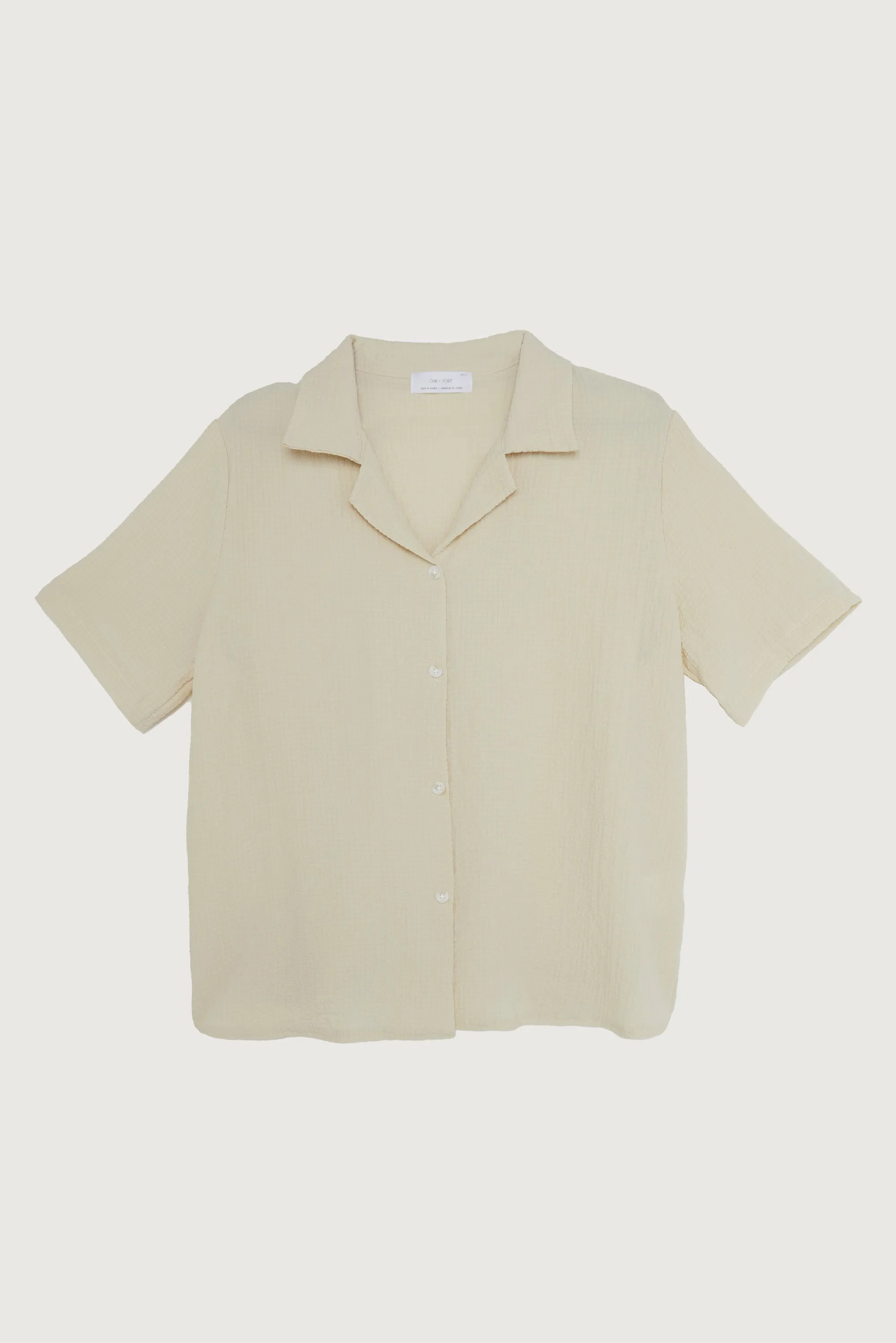 CRINKLE SHORT SLEEVE SHIRT