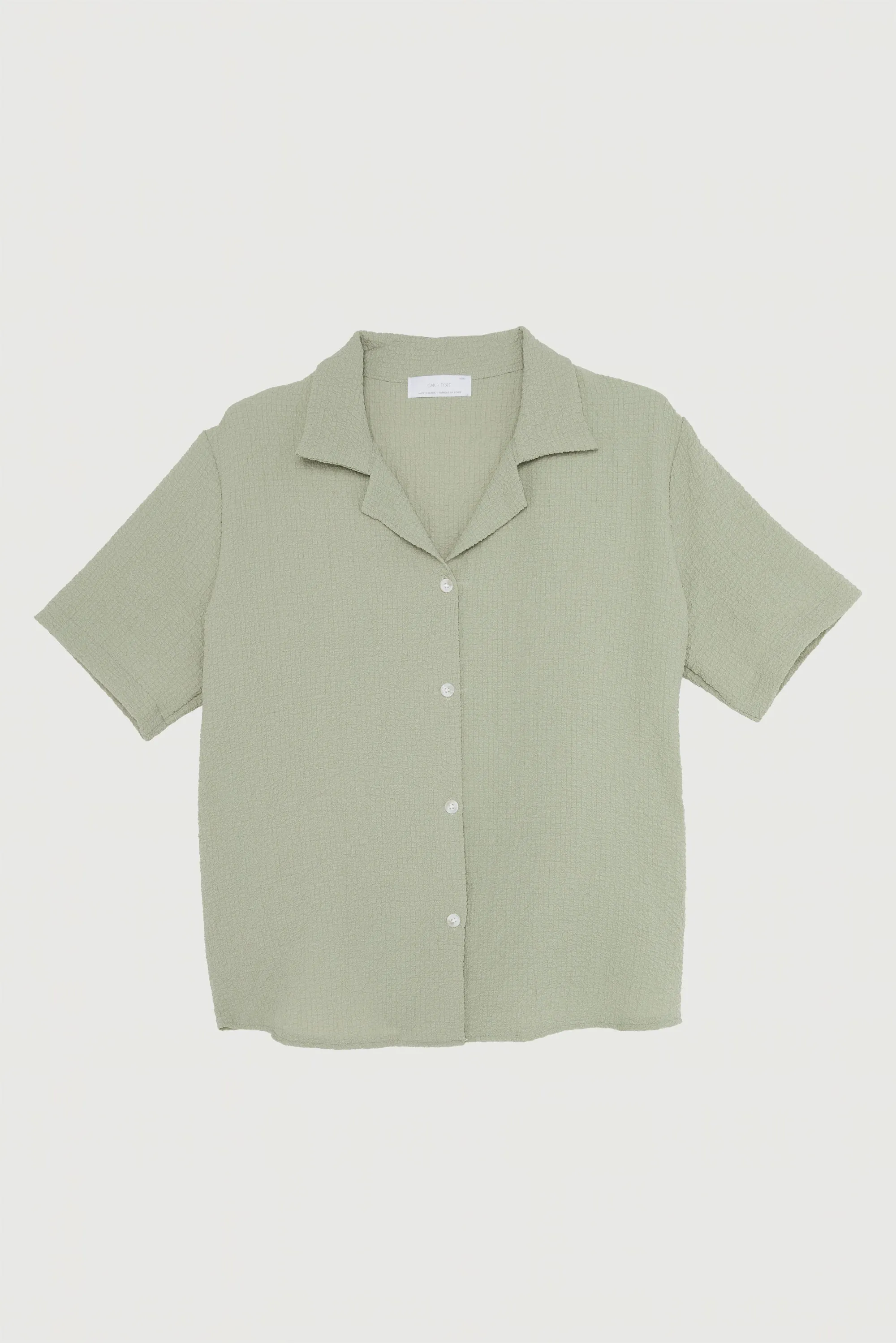 CRINKLE SHORT SLEEVE SHIRT