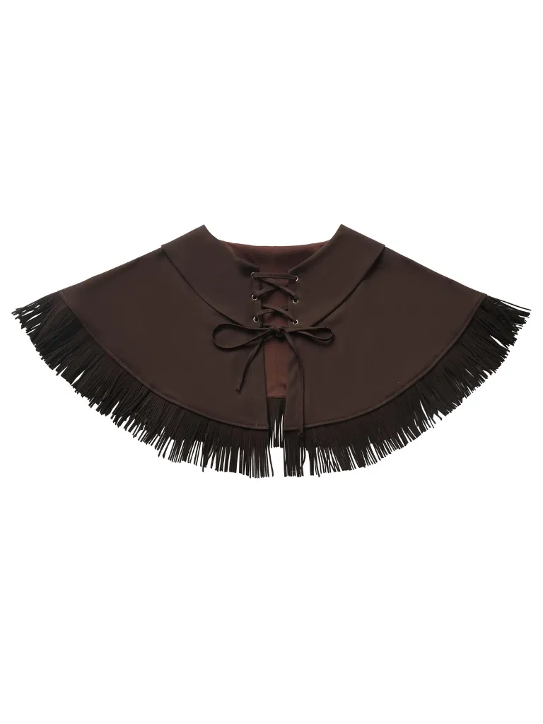 Design Split Wonder Bear Knit Top Shawl Maillard