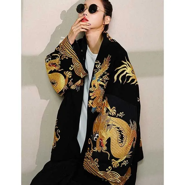 Embroidered Japanese Coat