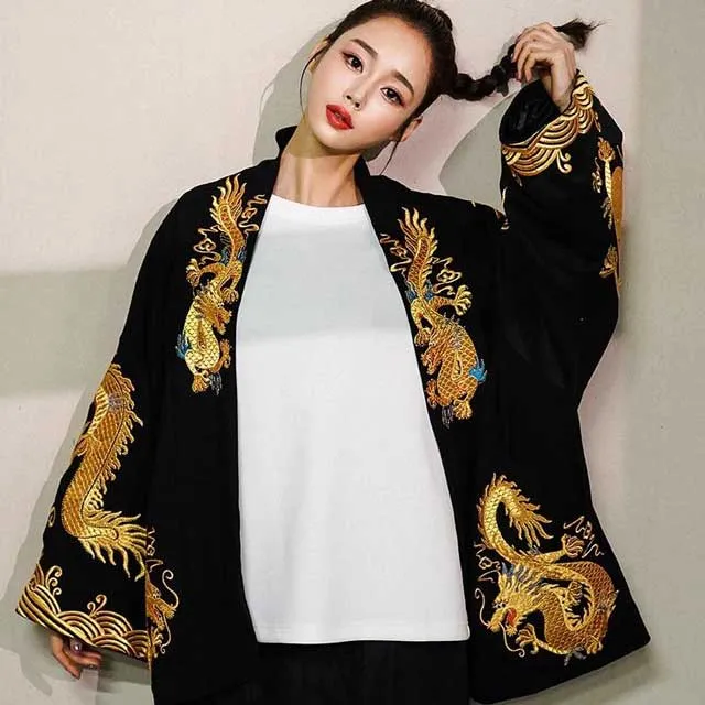 Embroidered Japanese Coat