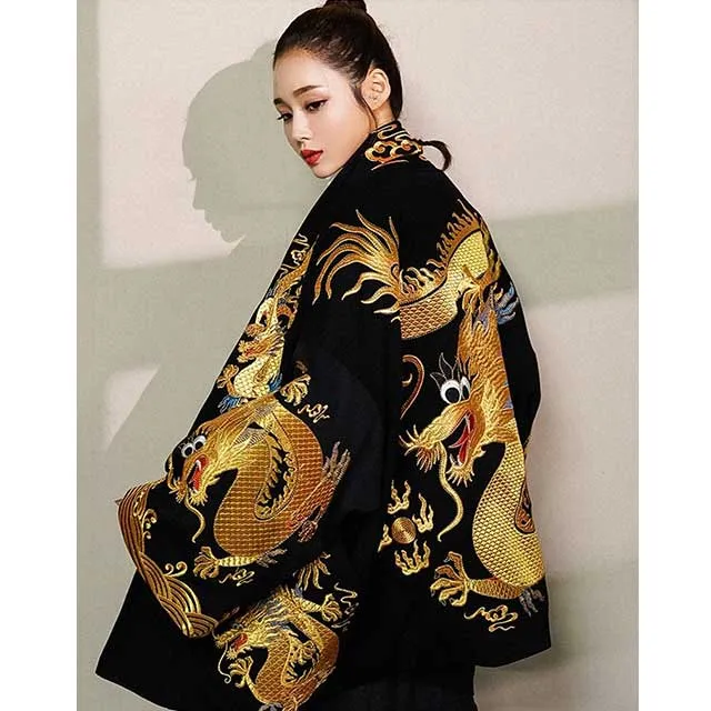 Embroidered Japanese Coat