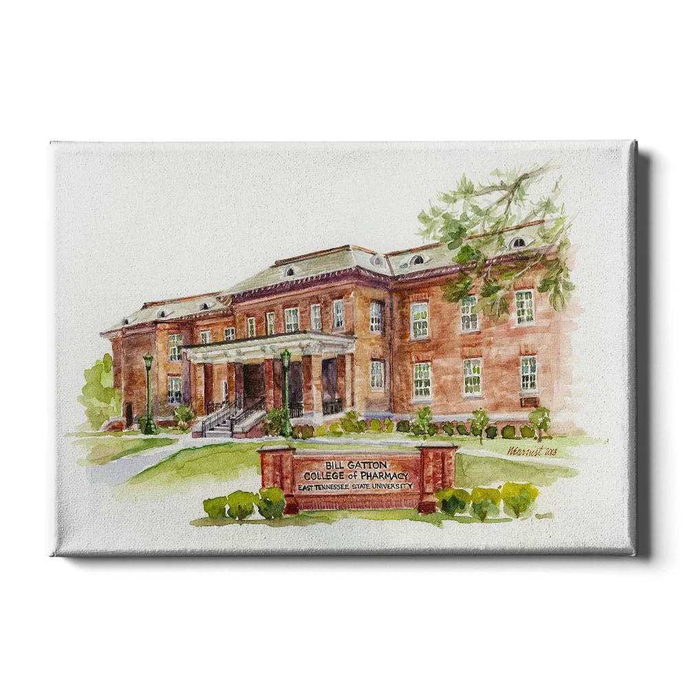 ETSU - Bill Gatton College of Pharmacy Watercolor