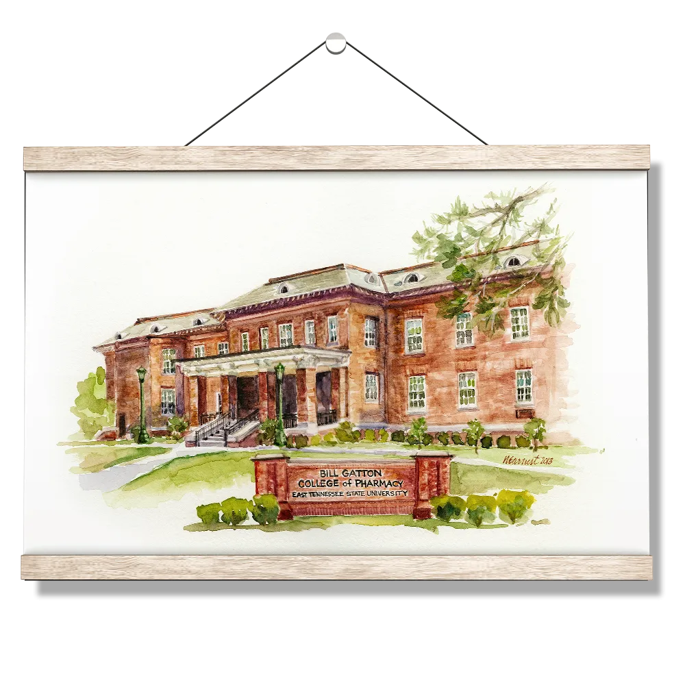 ETSU - Bill Gatton College of Pharmacy Watercolor