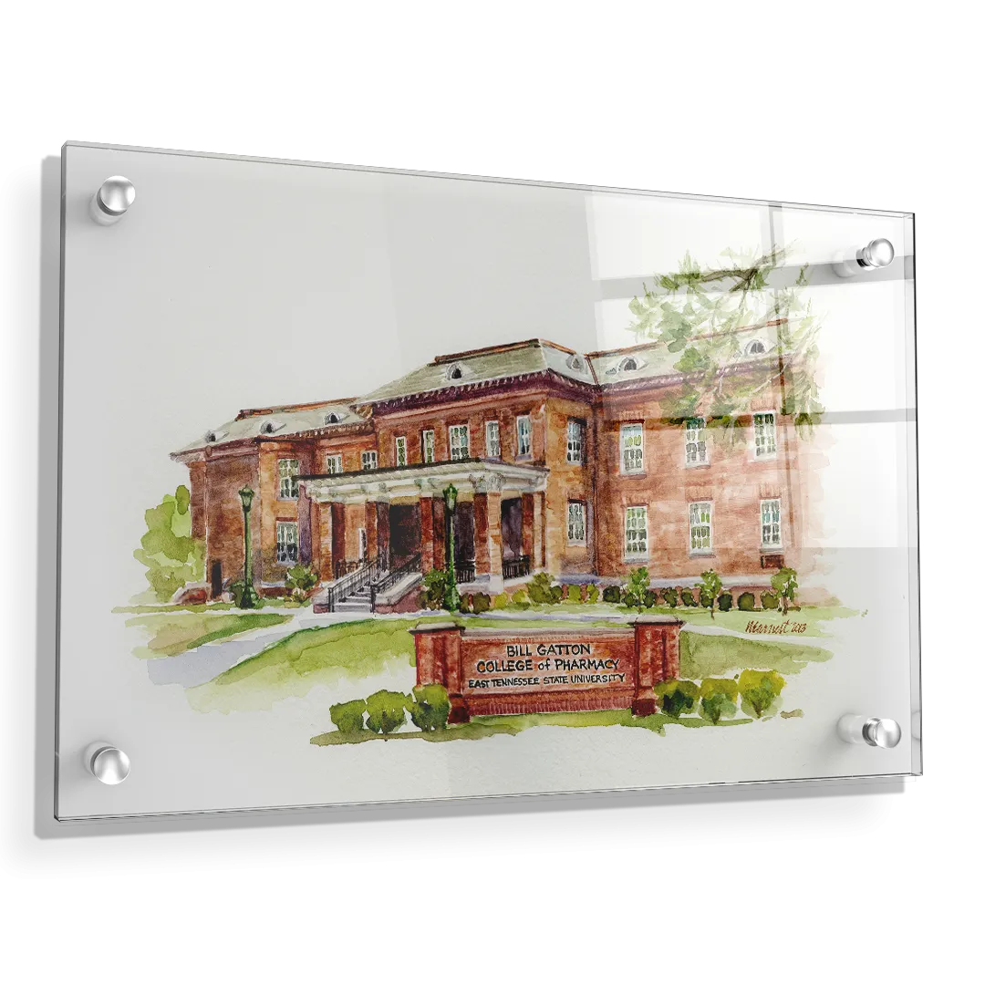 ETSU - Bill Gatton College of Pharmacy Watercolor
