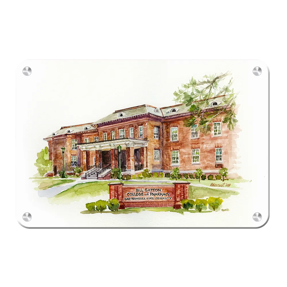 ETSU - Bill Gatton College of Pharmacy Watercolor