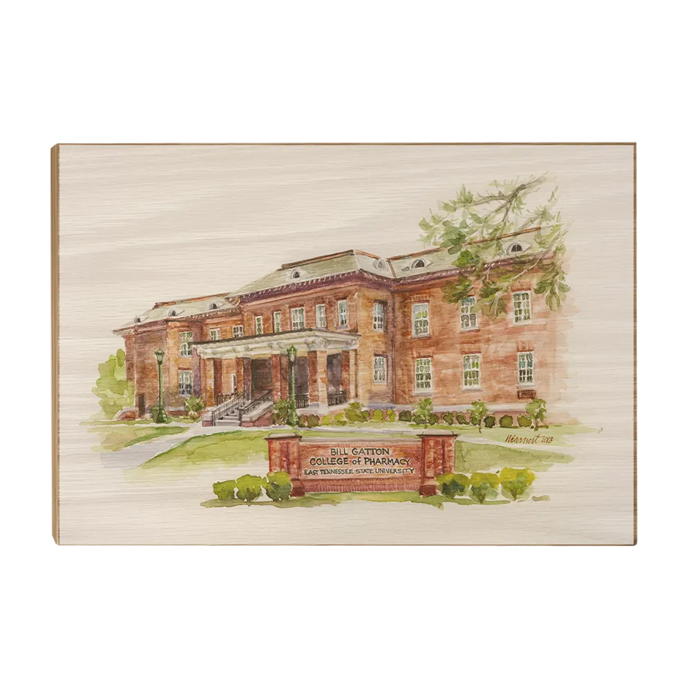 ETSU - Bill Gatton College of Pharmacy Watercolor