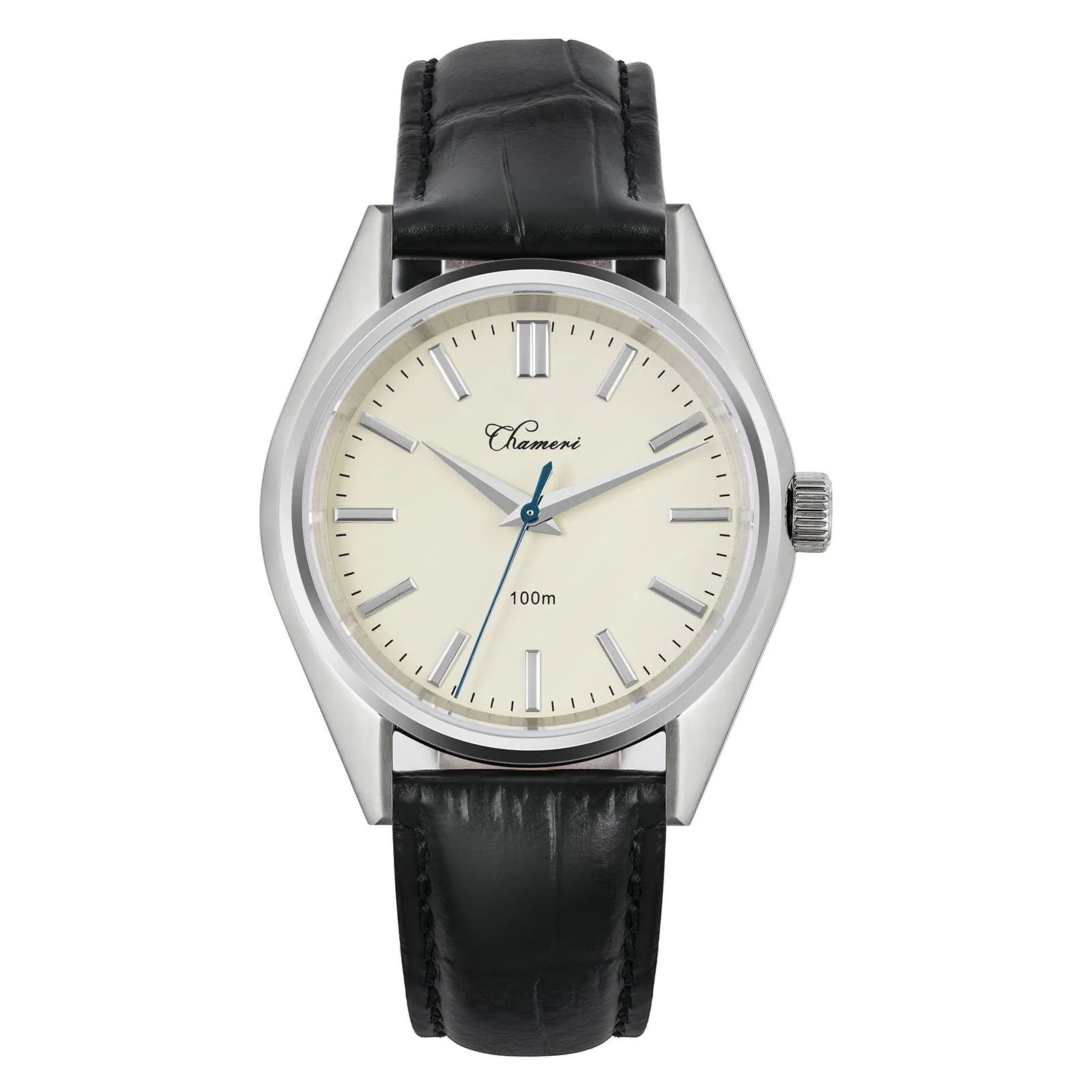 ★Flash Sale★Chameri 37mm VH31 Sweep Second Quartz Watch GS04