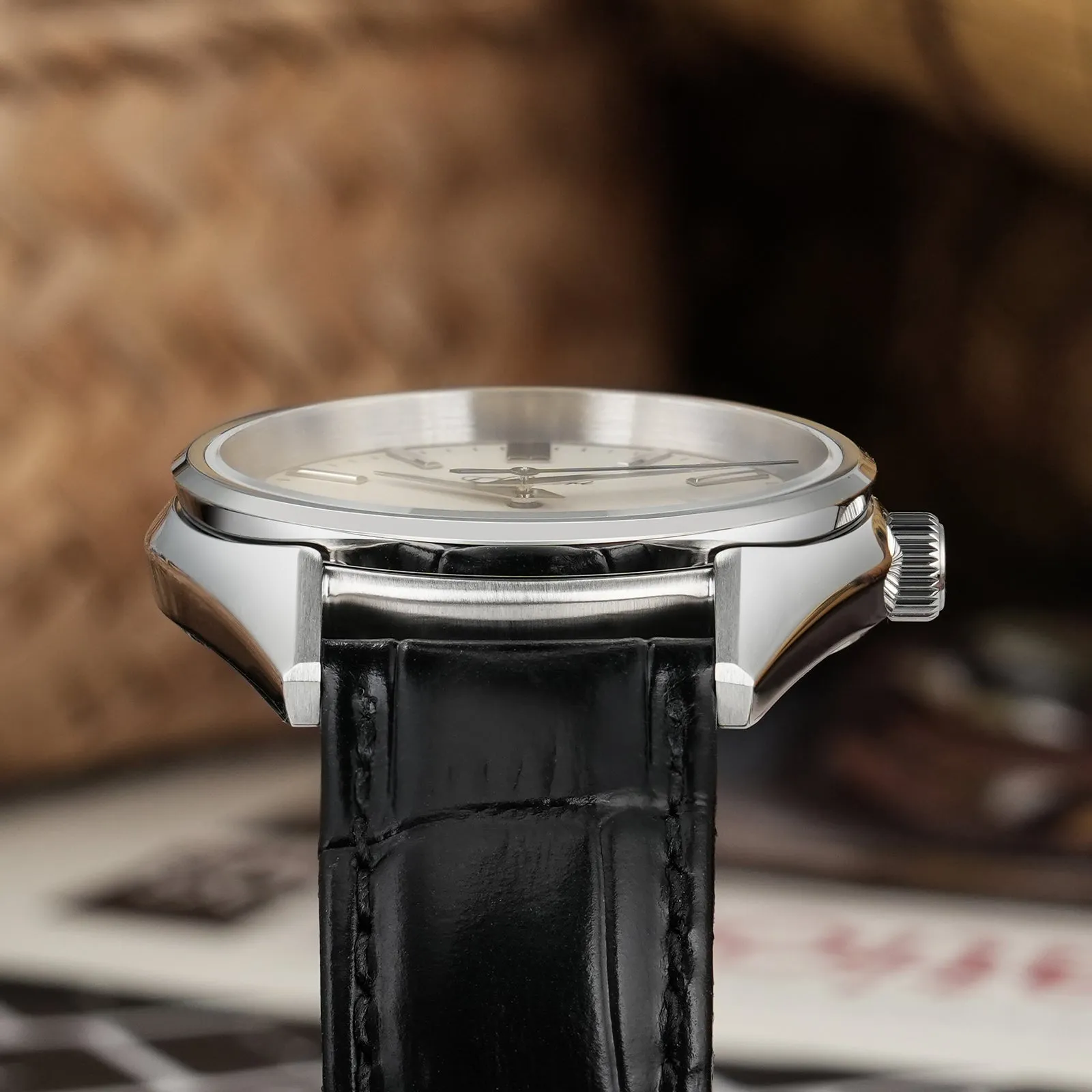 ★Flash Sale★Chameri 37mm VH31 Sweep Second Quartz Watch GS04