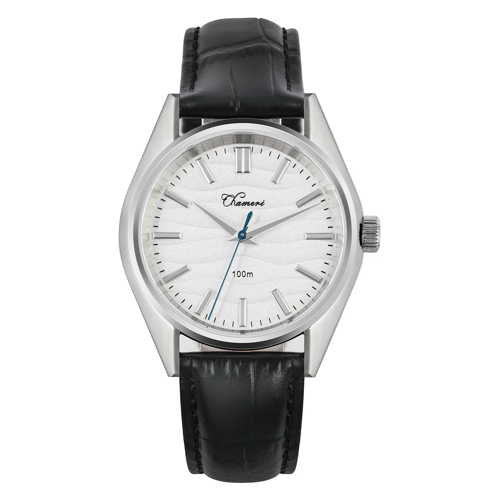 ★Flash Sale★Chameri 37mm VH31 Sweep Second Quartz Watch GS04