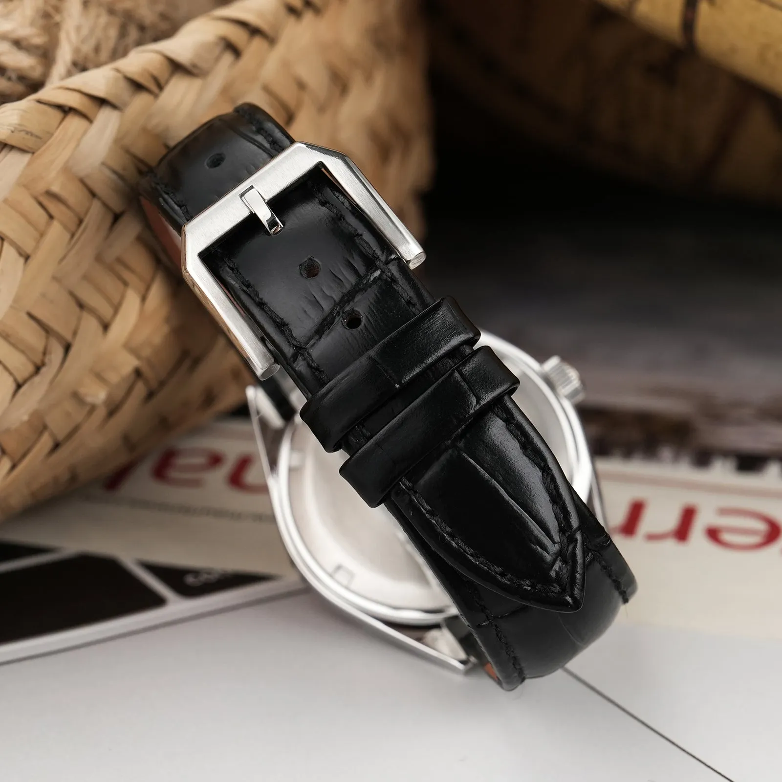★Flash Sale★Chameri 37mm VH31 Sweep Second Quartz Watch GS04