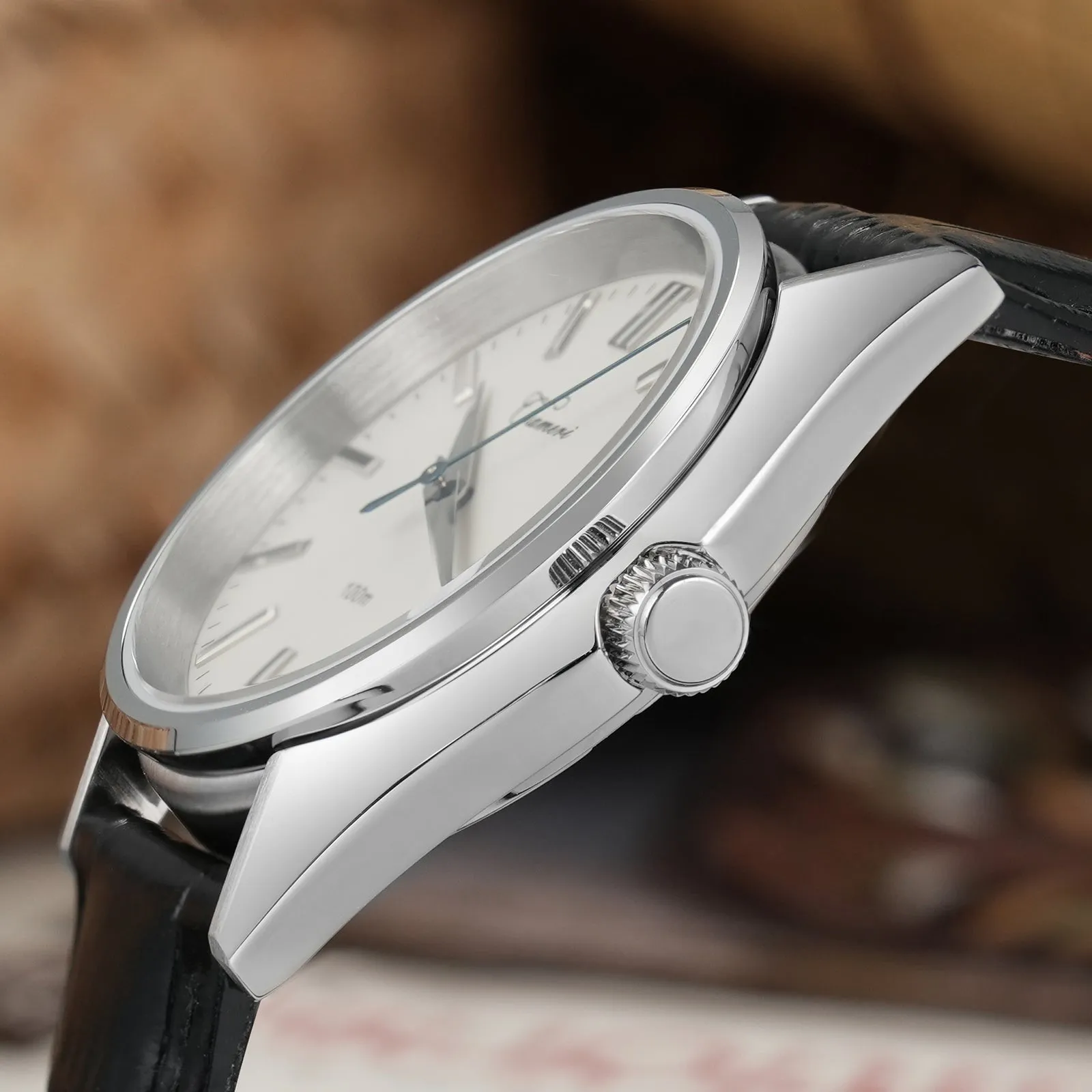 ★Flash Sale★Chameri 37mm VH31 Sweep Second Quartz Watch GS04