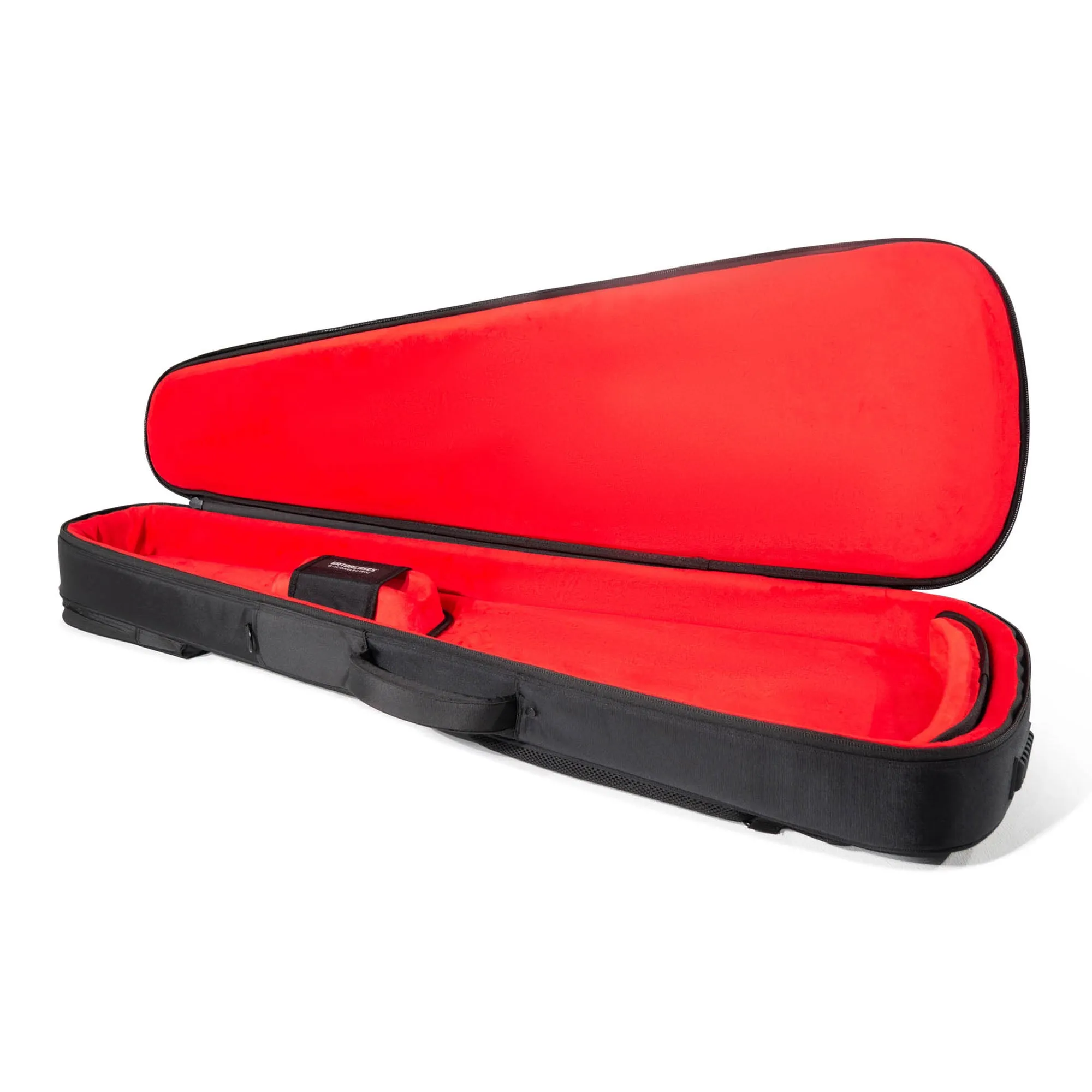 Gator Cases Icon Series Gig Bag For Electric Guitars, Black with Red Interior