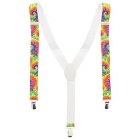 Gay Pride Rainbow Tie-Dye Braces